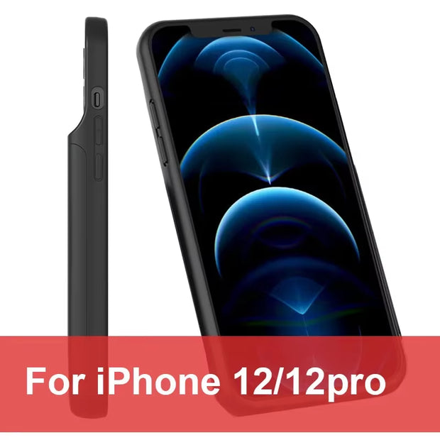 6800Mah Battery Charger Case Powerbank for Iphone 6 7 8 SE X XS XR 11 12 13 14 15 16 Pro Backup External Phone Charging Case