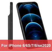 6800Mah Battery Charger Case Powerbank for Iphone 6 7 8 SE X XS XR 11 12 13 14 15 16 Pro Backup External Phone Charging Case