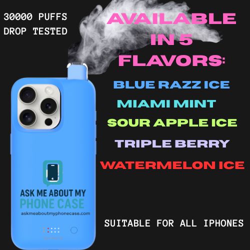 Vape Phone Case for iPhone 15/16 – Universal Fit for All Models