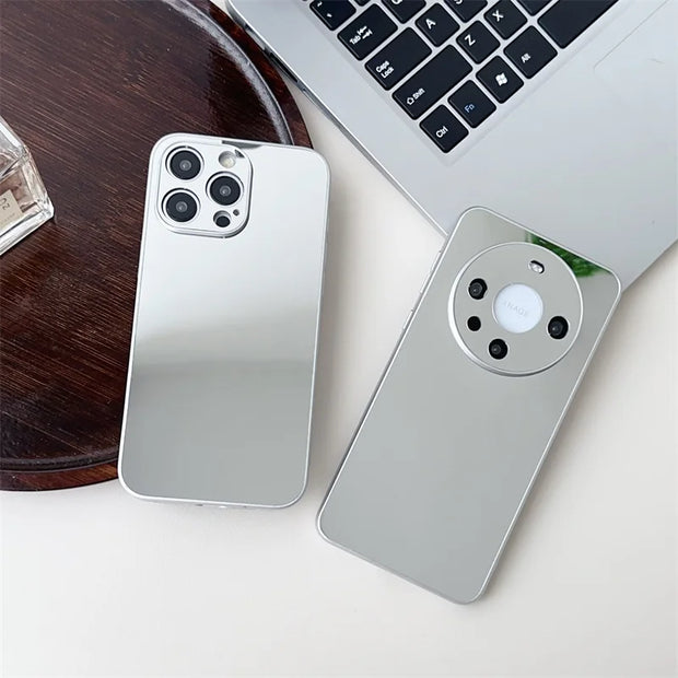 Luxury Make up Mirror Phone Case for Iphone 13 14 15 16 All Models Pro Max plus Shockproof Case