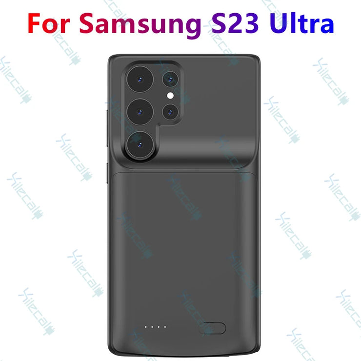 Samsung Battery Charger Case for S24 S23 S22 S21 S20 Ultra and Plus Models