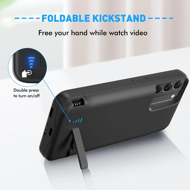 Samsung Battery Charger Case for S24 S23 S22 S21 S20 Ultra and Plus Models