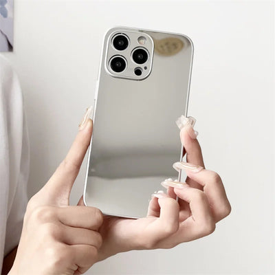 Luxury Make up Mirror Phone Case for Iphone 13 14 15 16 All Models Pro Max plus Shockproof Case