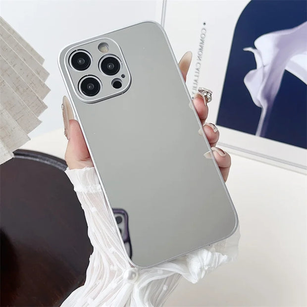 Luxury Make up Mirror Phone Case for Iphone 13 14 15 16 All Models Pro Max plus Shockproof Case