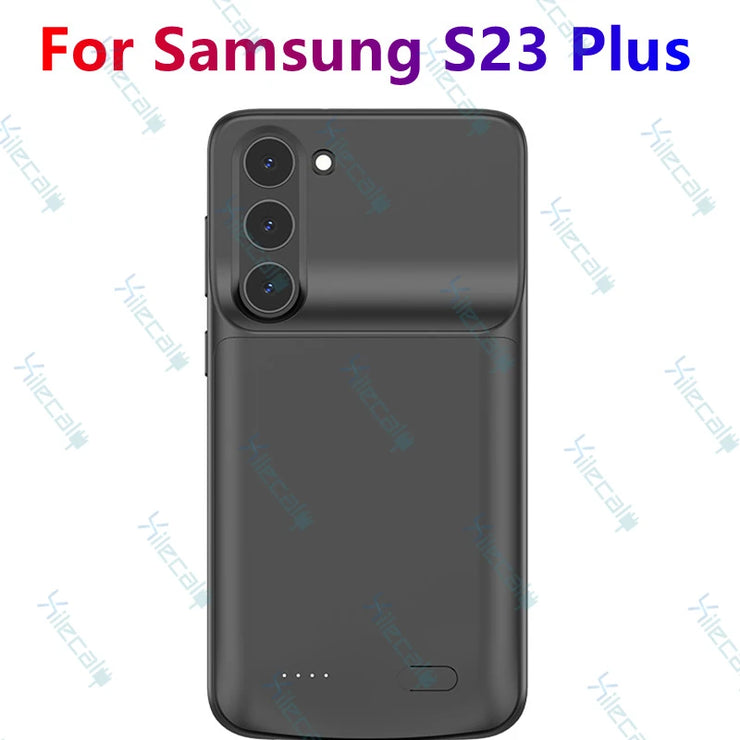 Samsung Battery Charger Case for S24 S23 S22 S21 S20 Ultra and Plus Models