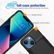6800Mah Battery Charger Case Powerbank for Iphone 6 7 8 SE X XS XR 11 12 13 14 15 16 Pro Backup External Phone Charging Case